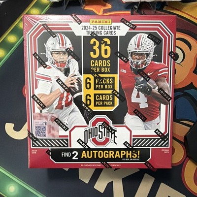 2025 Panini Ohio State University NCAA NIL Factory Sealed Hobby Box 2 Auto