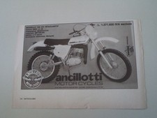 advertising Pubblicità 1977 MOTO ANCILLOTTI 125 CH REGOLARITA'