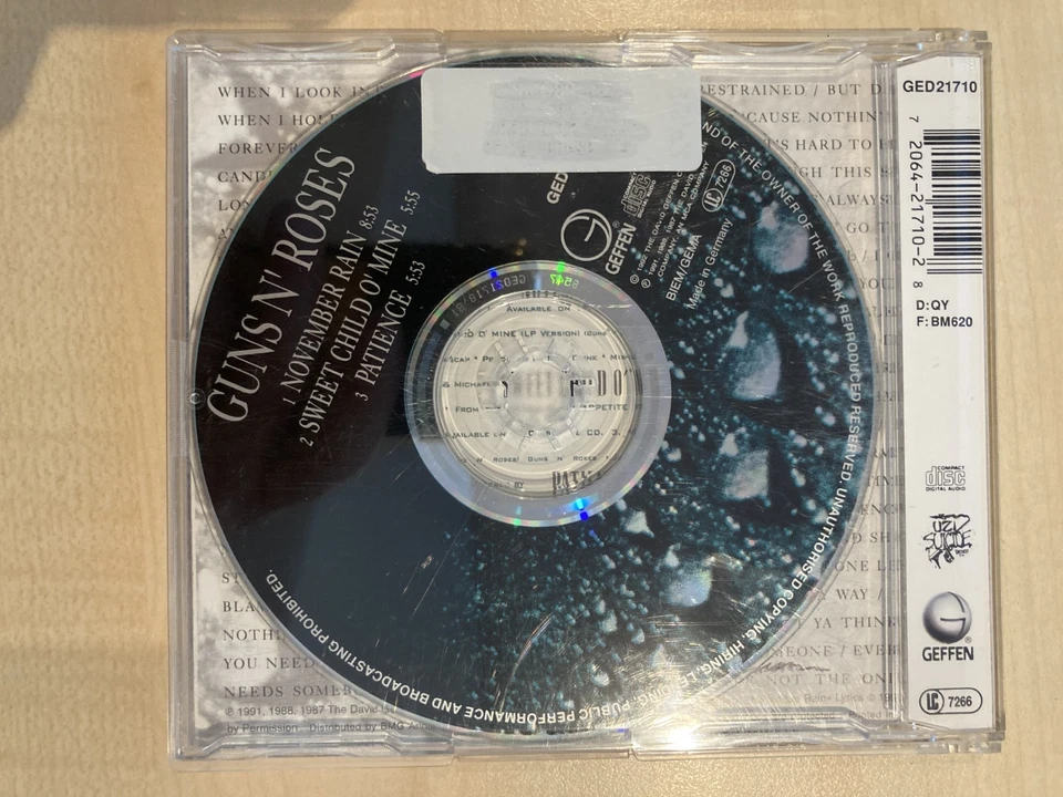 November Rain von Guns N Roses | Maxi CD | Zustand gut - Bild 3 von 3