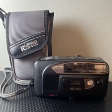 Ricoh RW-1 Water Resistant 35mm Film format Point  Shoot camera. With Case