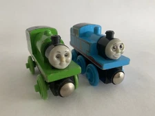 Thomas & Friends Wooden Railway Train Tank Engine Lot of 2 - #1 Himself & Percy