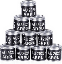 100Pcs Aluminium Pigeon Leg Rings Dove Leg Rings Identify Pigeon Bands with 2026