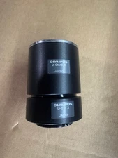OLYMPUS U-CMAD-2 C-MOUNT MICROSCOPE CAMERA ADAPTER WITH U-TV1 X ATTACHMENT