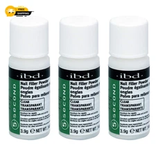 IBD 5 Second Nail Filler Powder 3 Pack for Quick Nail Repairs and Enhancements