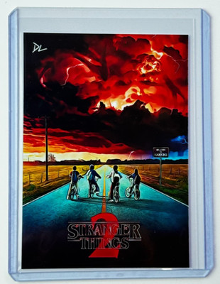 Stranger Things Limited Edition Artist Signed ''Season 2'' Trading Card 7/10