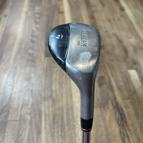 TAYLORMADE RESCUE MID 4 HYBRID 22 DEGREE REGULAR FLEX STEEL SHAFT GOLF CLUB RH - Picture 2 of 16