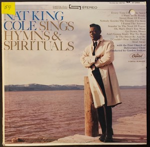 Nat-King-Cole-034-Sings-Hymns-And-Spirituals-034-Vinyl-Record-LP-1965