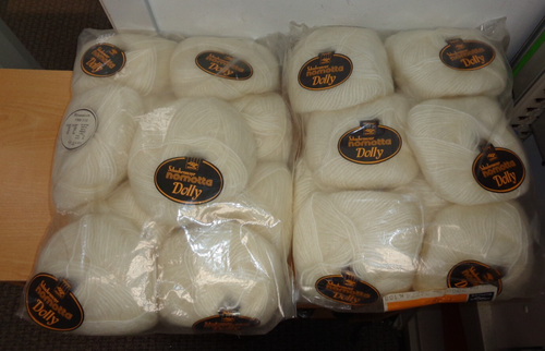 Lot of 20 Schachenmayr Nomotta Dolly Mohair Yarn Mix Cream white F7000 K159