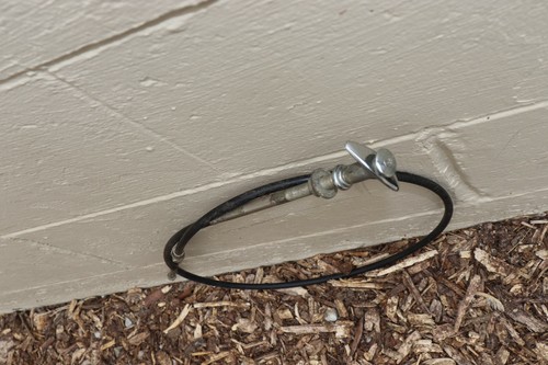 Antique Aircraft Push Pull Cable, 48" (bottom of handle to end), total 56", #1 - Picture 6 of 7