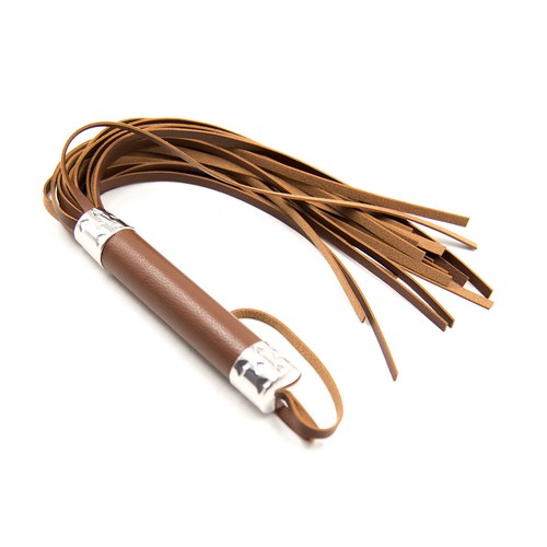 Cuero PU Látigo Bondage Fetiche Flogger Mango Borlas Marrón Negro Rojo - Imagen 14 de 21