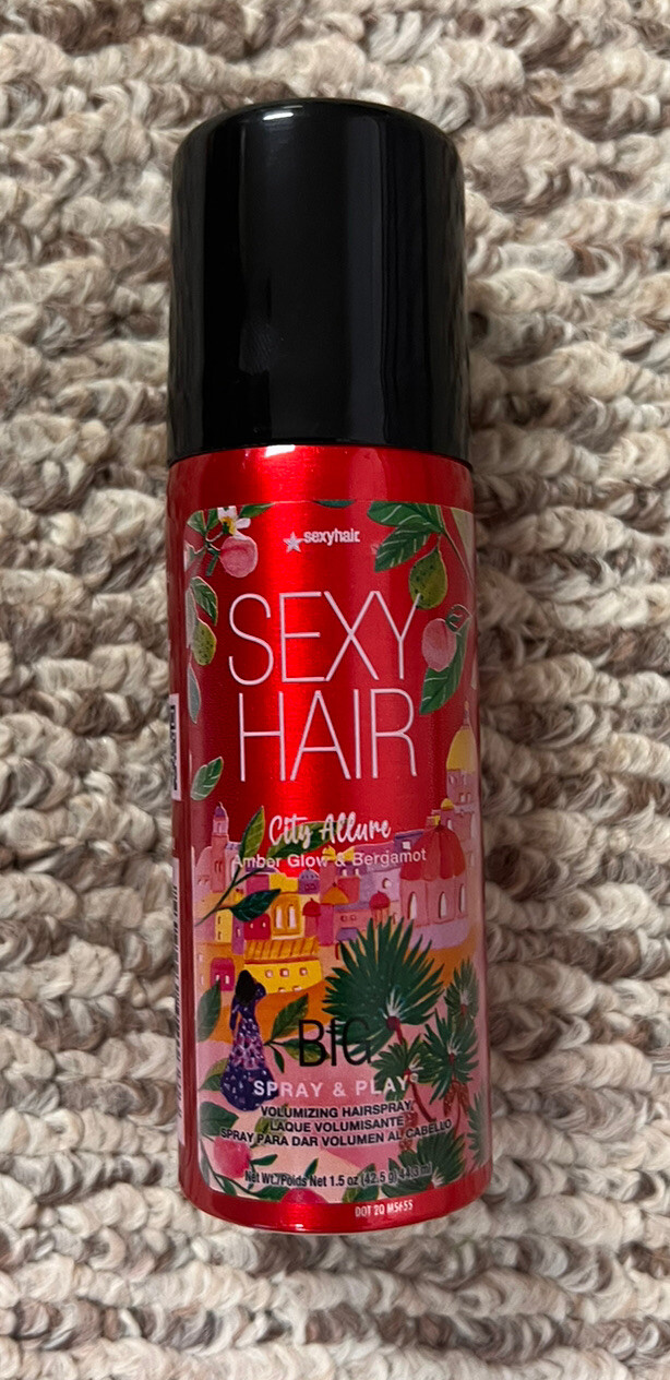 6 BIG SEXY Hair SPRAY & PLAY CITY ALLURE HAIRSPRAY Travel Size 1.5 oz Each