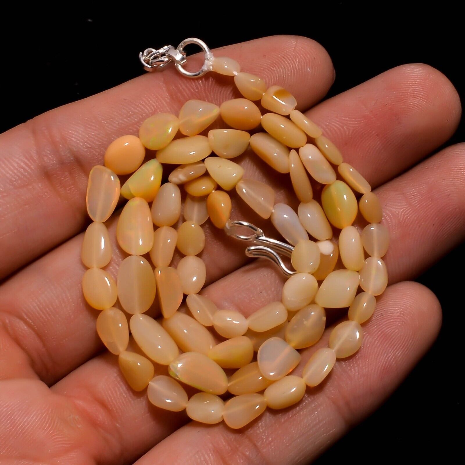 Pas de prix de réserve - Collier en opale Welo éthiopienne - Catawiki