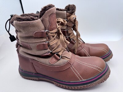 Pajar Canada Iceland Brown Winter Snow Boots Size Women's - Main Image