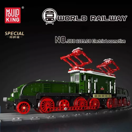 Mould King 12023  🌟 Lokomotive "Krokodil" 🌟919 Klemmbausteine