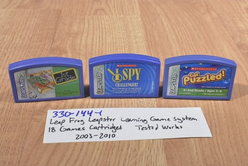 Leap Frog Leapster Learnig Game System 18 Cartridges 2003-2010(330-144-1) - Picture 7 of 7