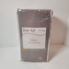 NIB Truly Soft Everyday QUEEN Sheet Set 100 Polyester Double Brushed