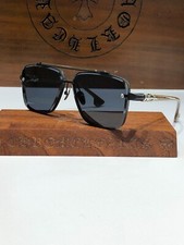Chrome Hearts CH8239 Sunglasses Black Glasses Gray Lenses Unisex 63-12-149