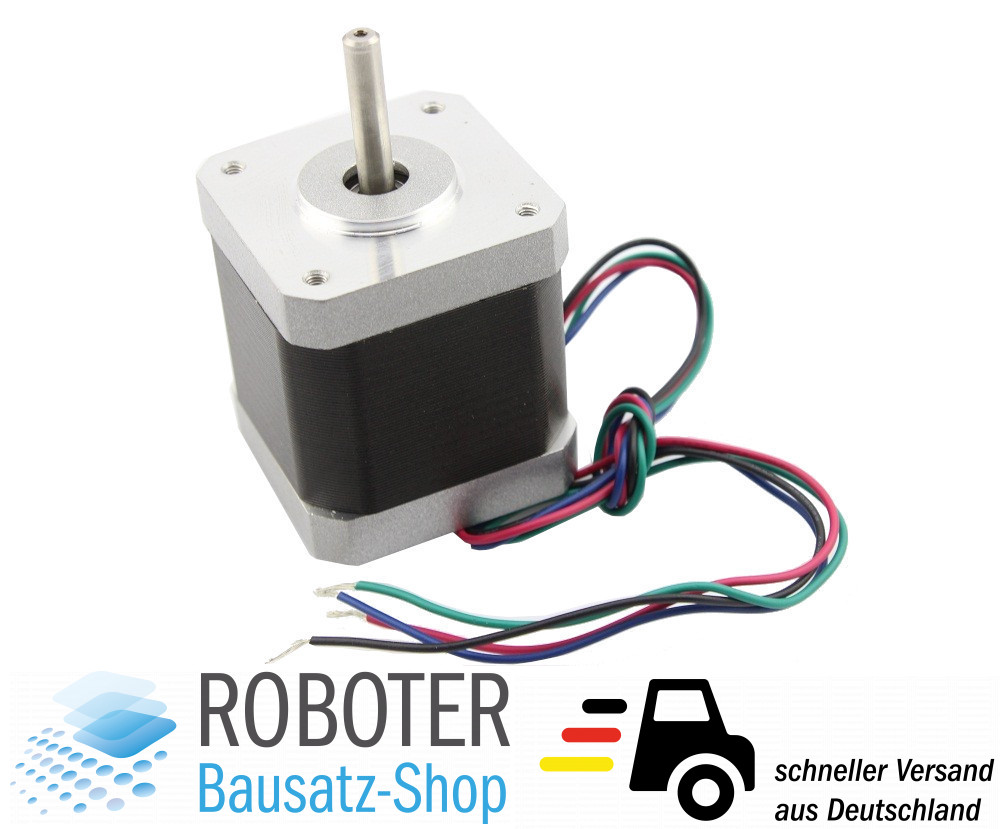 Wantai Nema 17 Schrittmotor 48mm 0.9° 48mm 42BYGHM809 RepRap 3D-Drucker