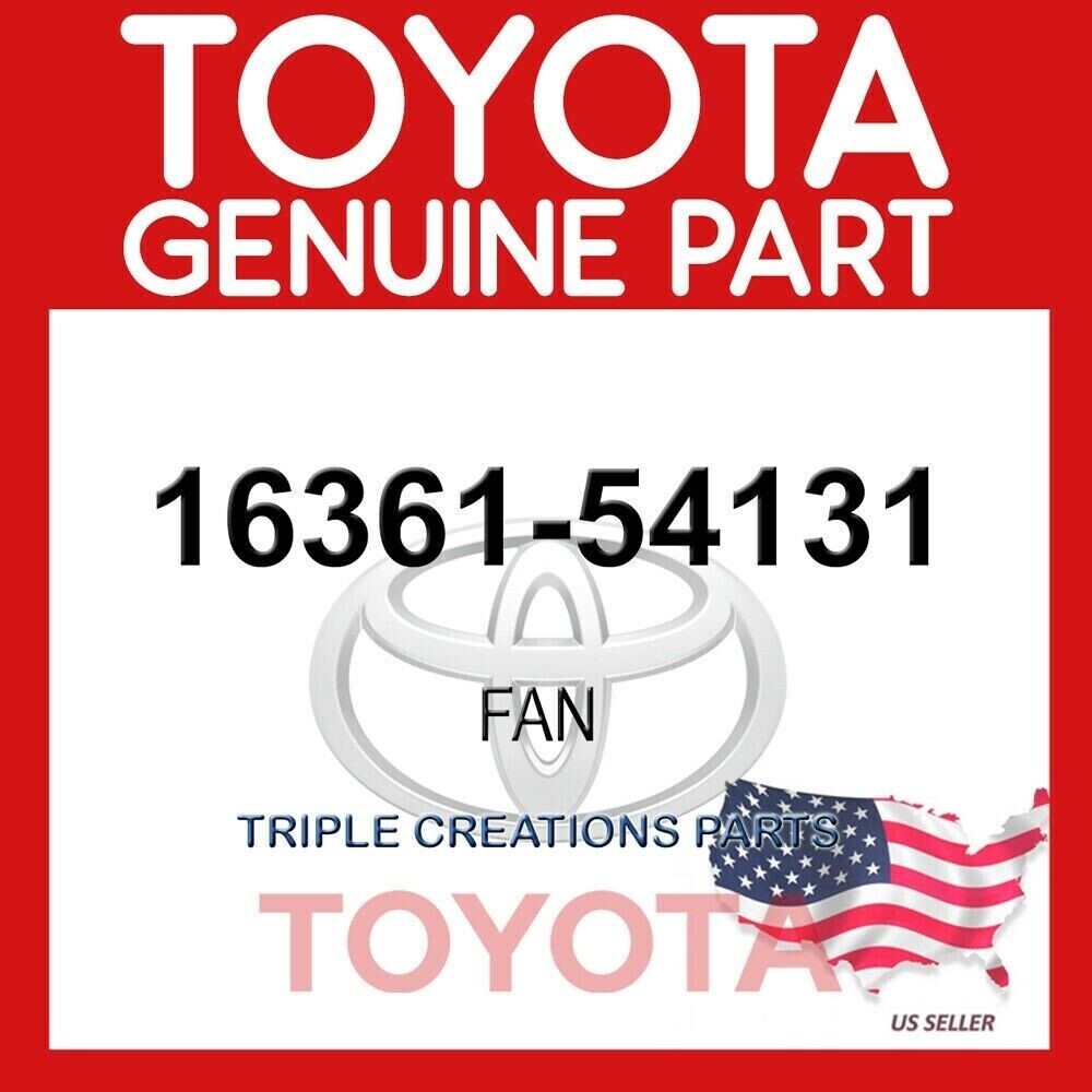 GENUINE OEM 1636154131 TOYOTA FAN 16361-54131 | eBay