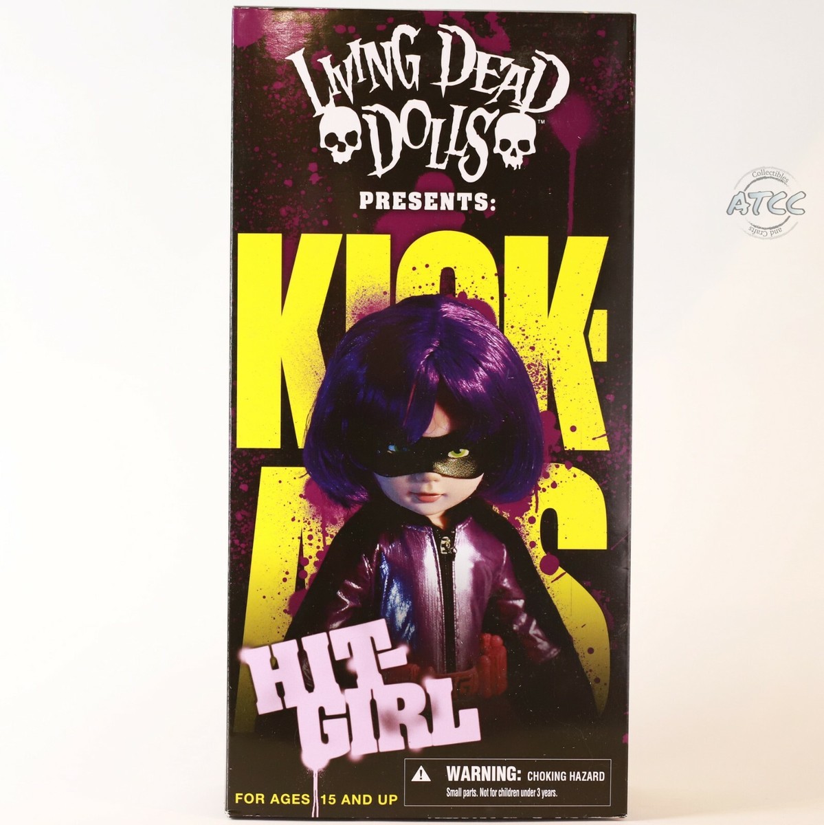 Kick Ass Hit Girl hottoys LIVING DEAD DOLL Mezco 11 inch Action
