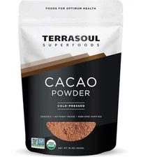 1 LB (16 OZ ) Organic Raw Cacao Powder