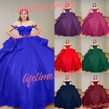 Custom Color Quinceanera Dresses Sweet 15 XV Girl Birthday Party Ball Gowns
