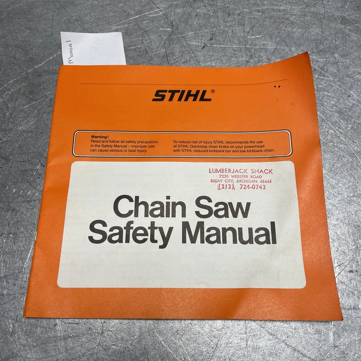 Chain Saw Service Manual Models Through 1998