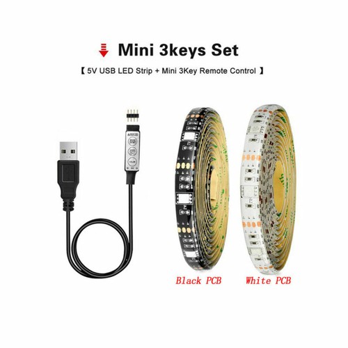 DC 5V USB 0.5M-5M 5050 RGB LED Strip 30LED/M LED Light Strips Flexible Tape - Picture 9 of 10