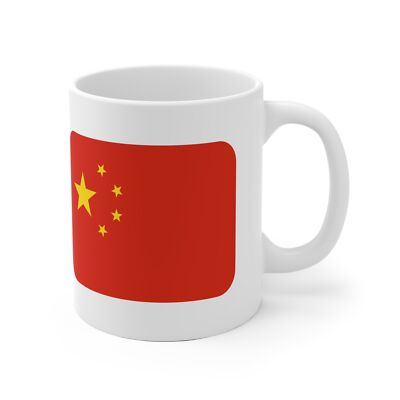 Tasse mit China Flagge - Kaffeetasse - Teetasse