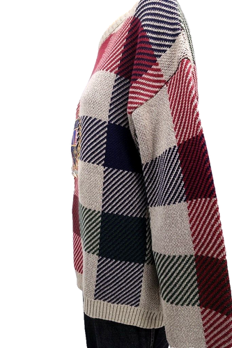 Ralph Lauren Chaps Sweater 100% Cotton Mens Crewneck Pullover Multi Color Sz XL - Picture 4 of 6