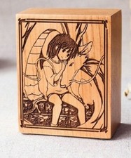 BEECH RECTANGLE MUSIC BOX : SPIRITED AWAY SOUNDTRACK