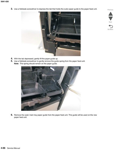 Lexmark C925 5041-030 Printer Service Manual(Parts & Diagrams) - Picture 2 of 2