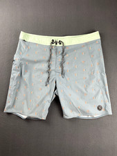 Roark Swim Trunks Men's 36 Board Shorts Savage Series Beachwear Drawstring AOP