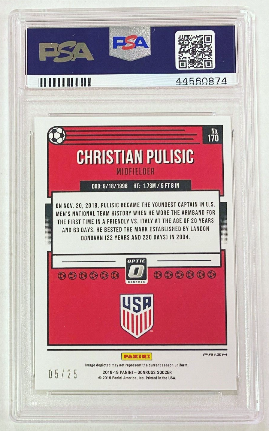 panini christian pulisic black velocity