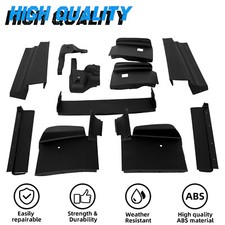 Front Bumper Fillers Set (4 Pieces) For 1974-1978 Cadillac Eldorado – Fiberglass, Primed Black