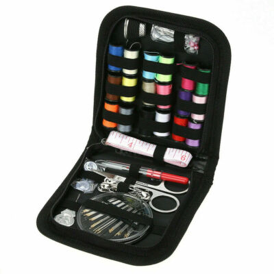 Tragbares Reise kleines Heim Nähset HandyCase Nadel Faden Schere Set 72 Teile 