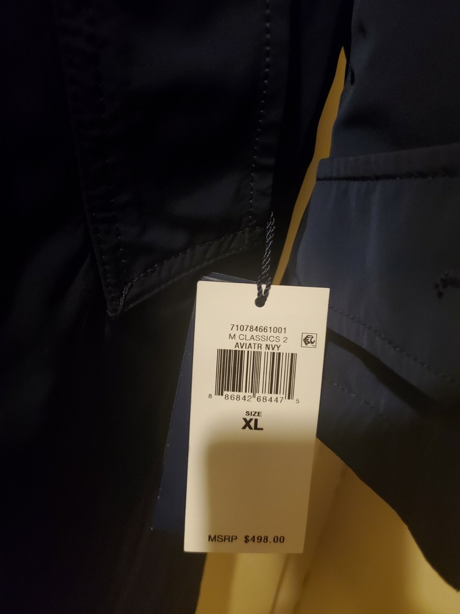 NWT $498.00 Polo Ralph Lauren Mens Reversible Walking Trench Coat