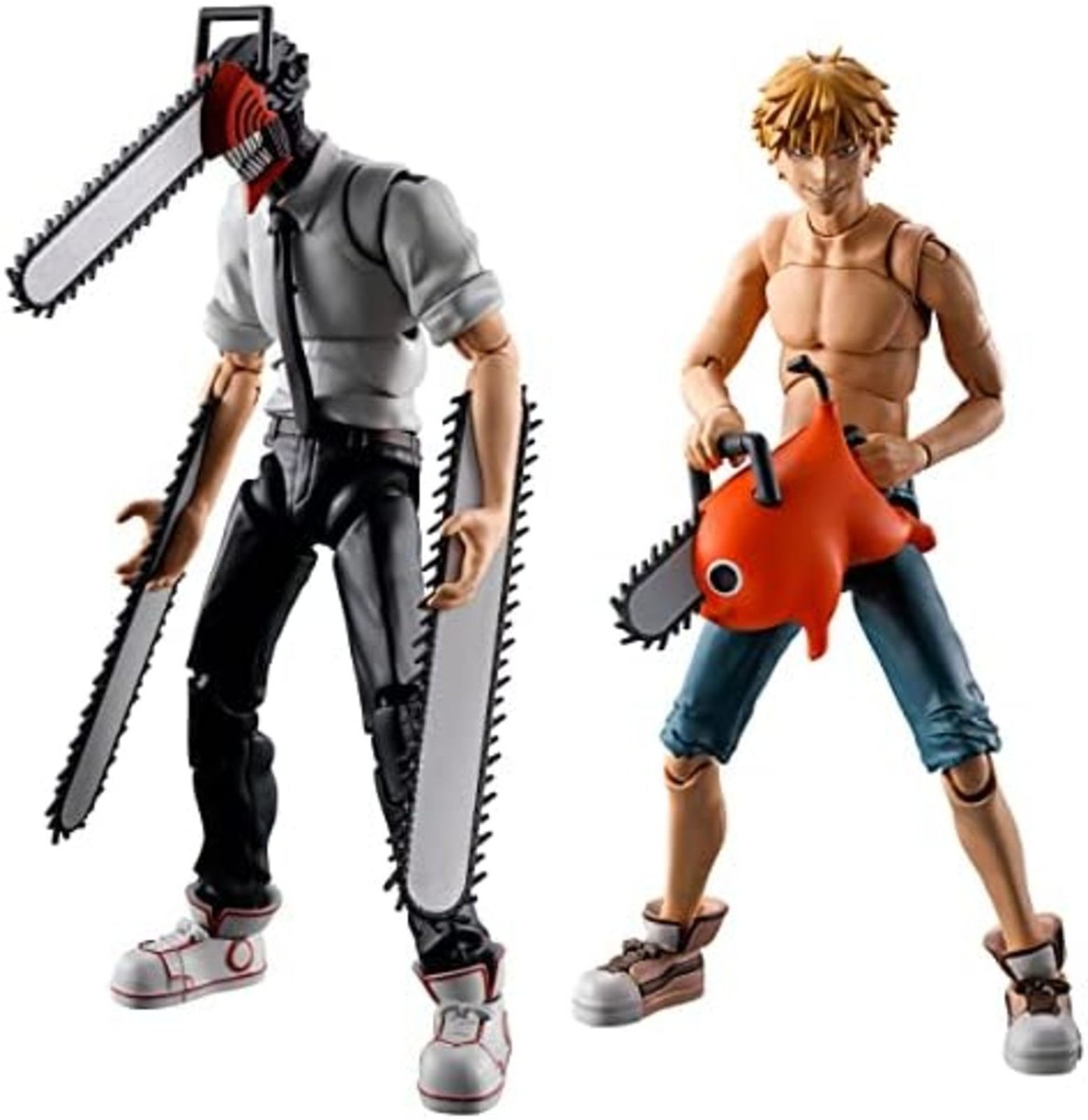 BANDAI SMP Kit Makes Pose CHAINSAW MAN DENJI & POCHITA 2pcs Set