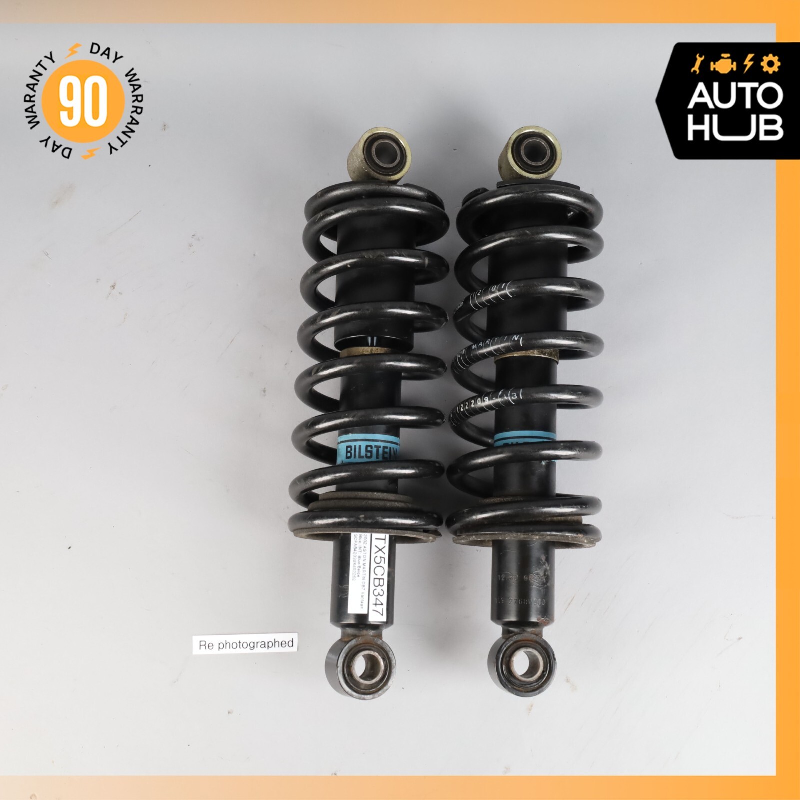00-04 Aston Martin DB7 Convertible Rear Left & Right Shock Strut Set OEM 23k