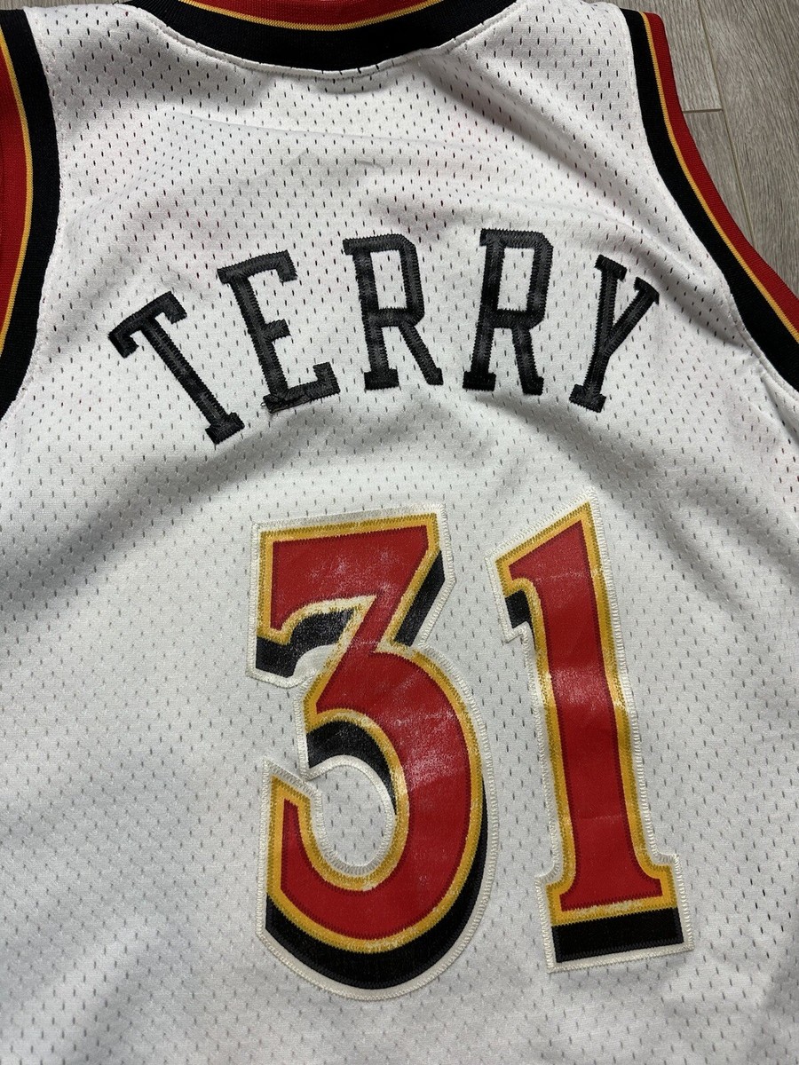 Vintage Atlanta Hawks Nike Mens Jason Terry #31 Jersey White Size
