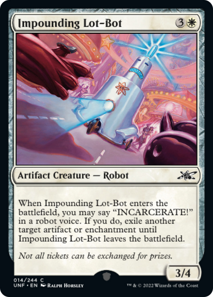 IMPOUNDING LOTBOT x4 mtg NM-M Unfinity 4 Common