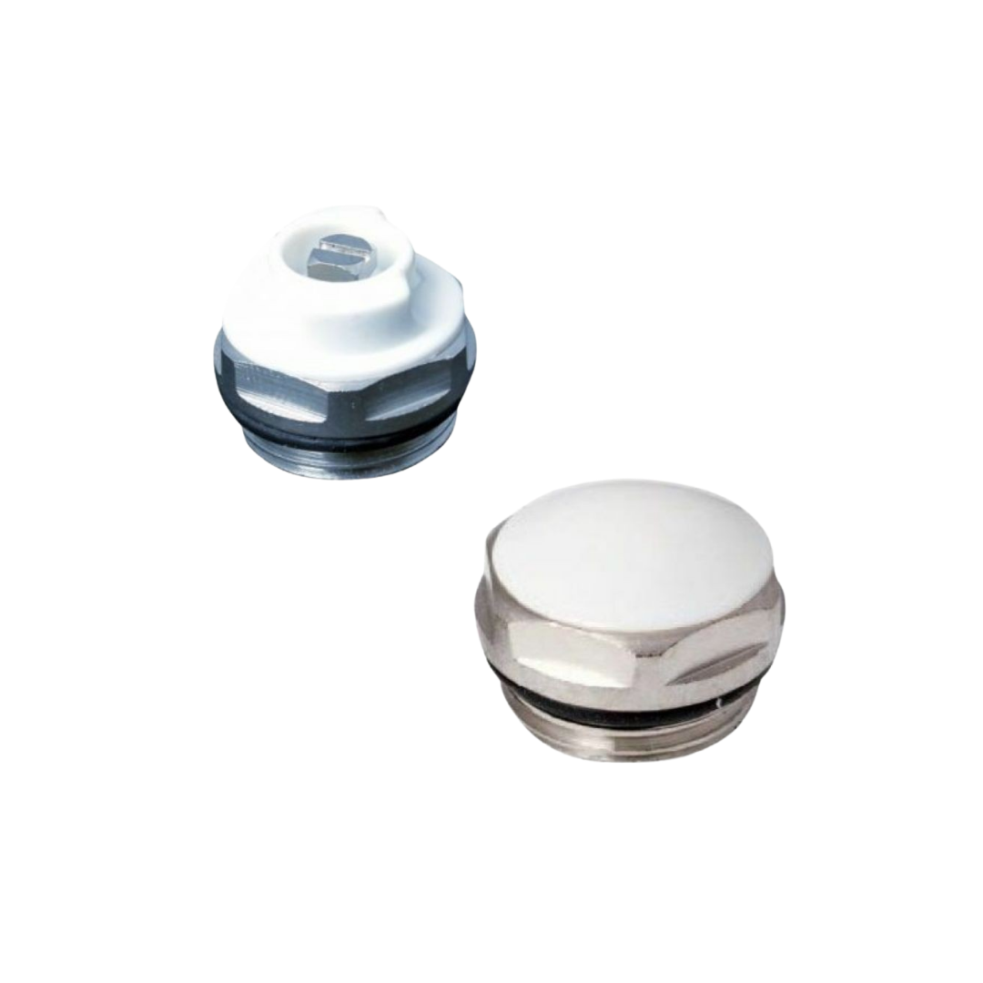 MANUAL RADIATOR AIR VENT BLEED PLUG VALVE RADIATOR PLUG 1/2'' OPTIONS