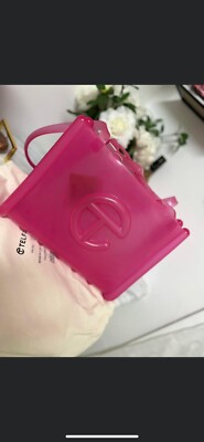Melissa X Telfar Medium Jelly Shopper - Pink Bag BRAND NEW ON HAND