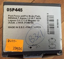 Plaquette de frein Renault R25