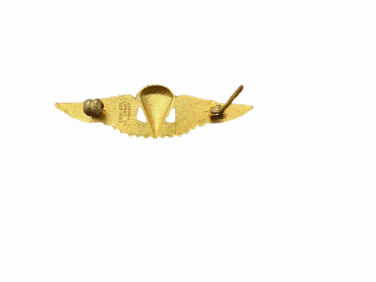 Vintage Foreign (Columbia?)Gold 2” Jump Wings Russell Uniform Co. New York eBay