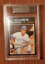 1971 Topps #248 Hoyt Wilhelm Chicago Cubs Vintage Original Baseball Card BVG 8.5