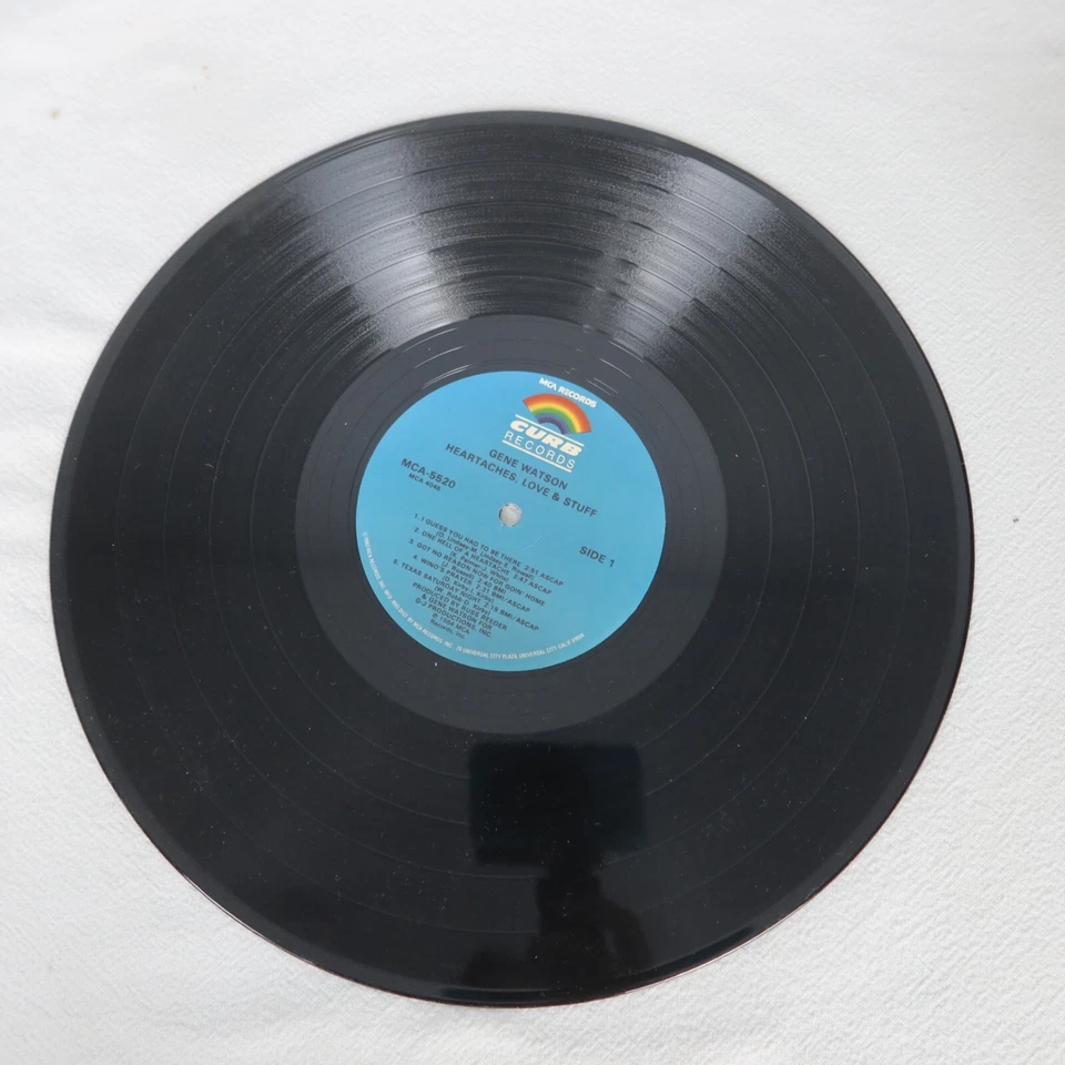 Gene Watson Heartaches Love And Stuff LP Vinyl Record Album - Image 4 of 4