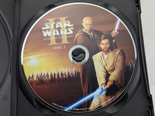 Star Wars II Attack Of The Clones DVD Region 1 NTSC PreOwned Ewan McGregor - Picture 7 of 9