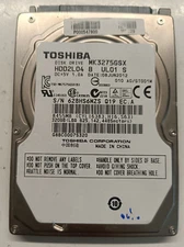 Toshiba 320gb MK3275GSX G002825A G8BC0007S320 Hard Disk Drive HDD 2.5 SATA