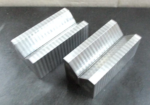 Pair of Matched Magnetic Transfer V-Blocks aluminum/steel laminated FREE SHIP
